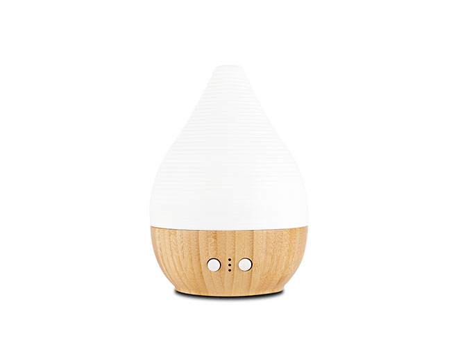 M7ZT Bre-Wooden Base Mini Art Electric Ultrasonic Diffuser With Light for desk
